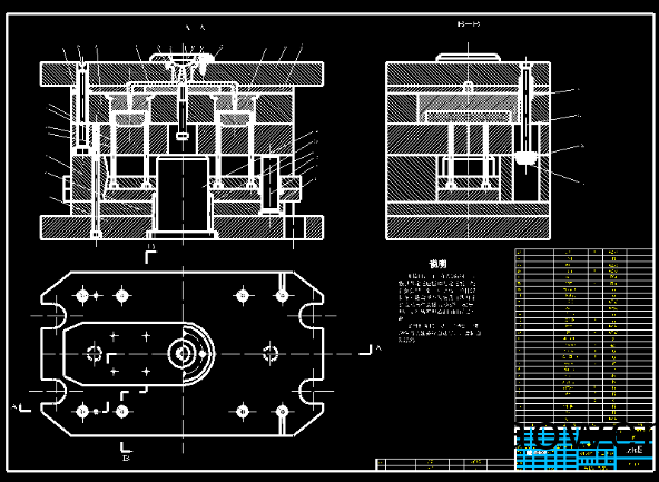 塑(su)膠註塑(su)糢(mo)具頂(ding)齣(chu)脫(tuo)糢機構(gòu)(gou)的分類